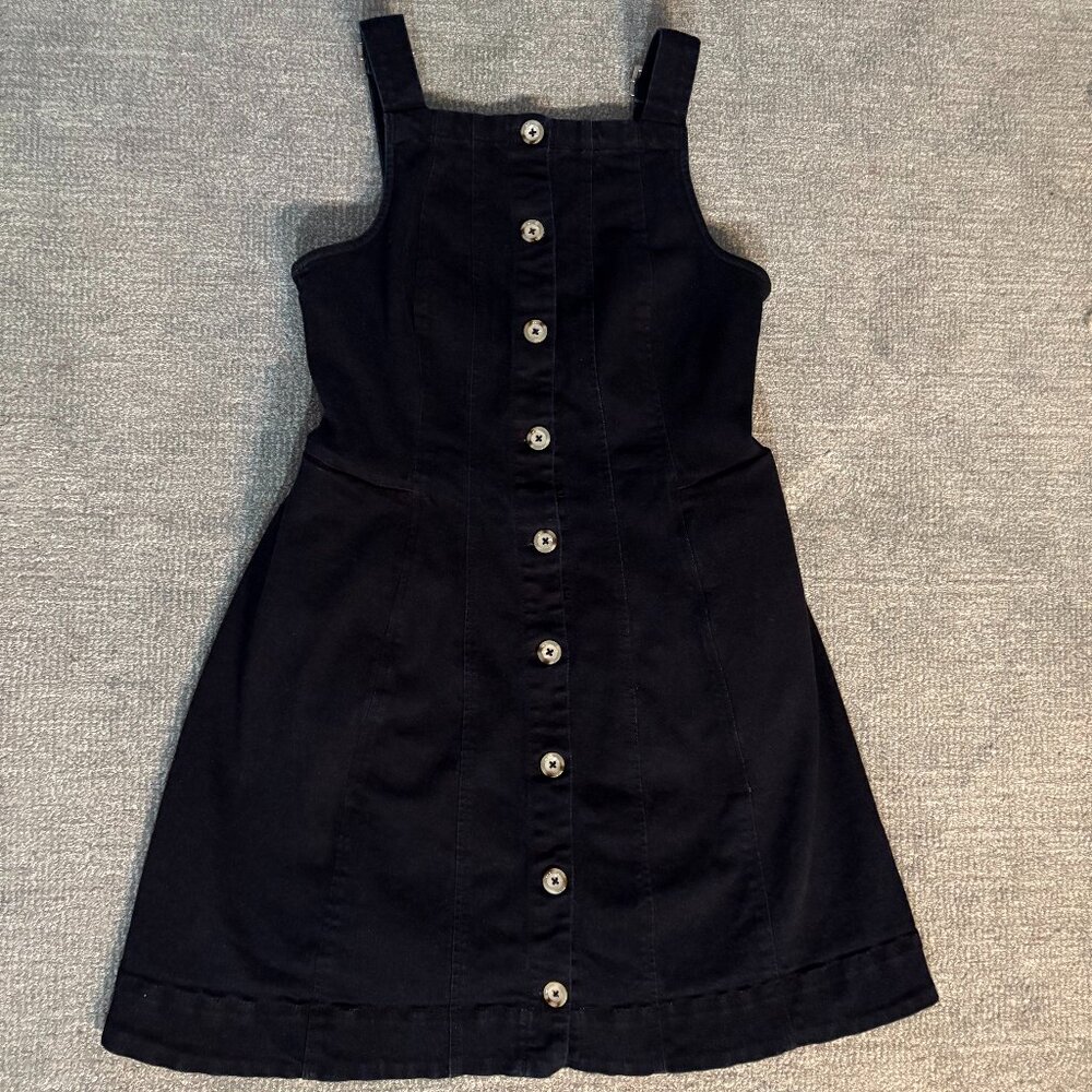 Free People Gimme More Mini Dress (XS, Gently Worn, Navy Blue)